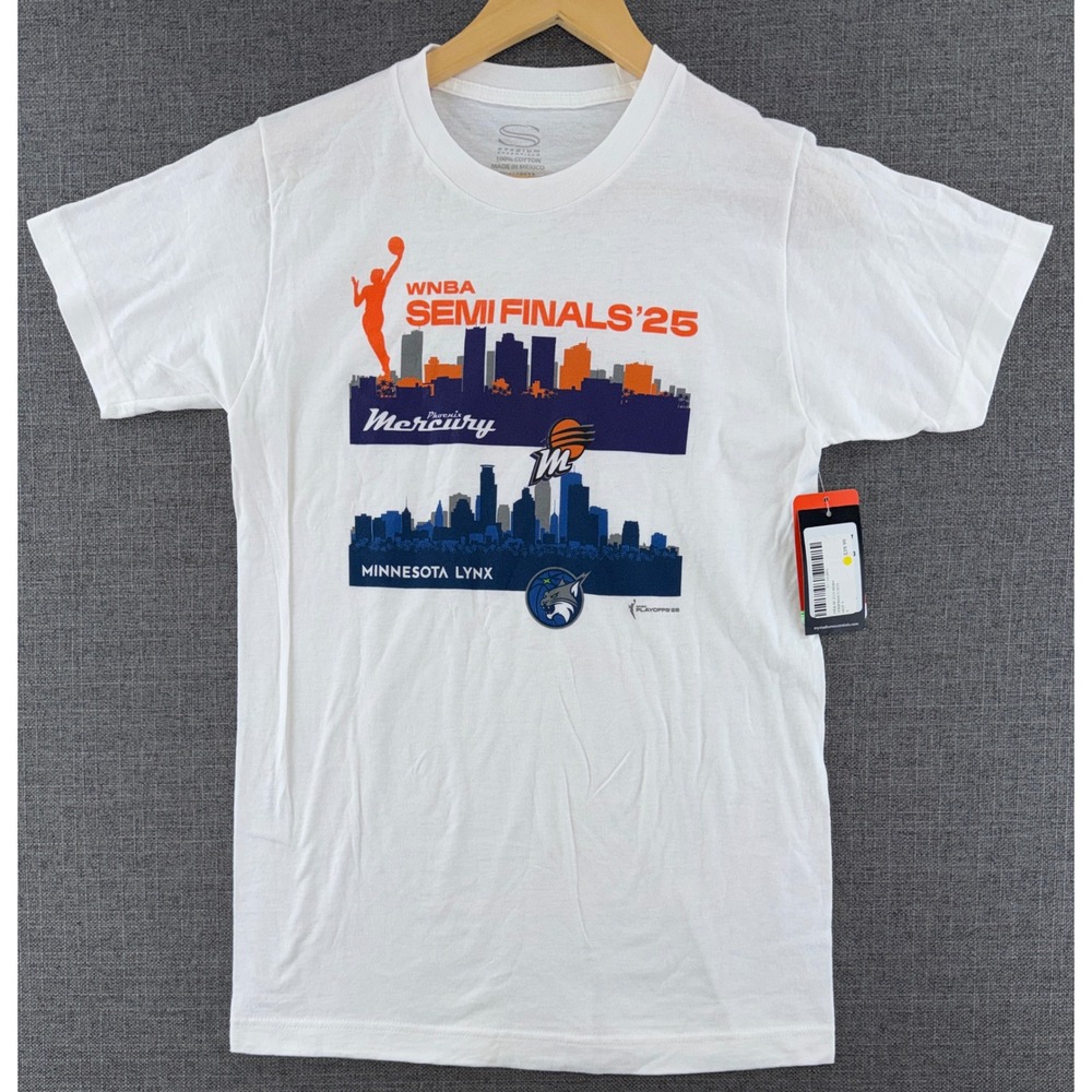 Stadium Essentials WNBA Semi Finals 25 Phoenix Mercury Minnesota Lynx Shirt S
